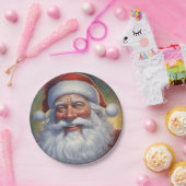 Santa Clause Christmas Happy New Year ペーパープレート (パーティー)