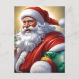 Santa Clause Christmas Happy New Year ポストカード