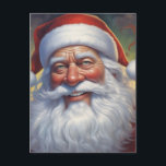 Santa Clause Christmas Happy New Year ポストカード<br><div class="desc">デジタルコンピュータアニマルアート – カレッポップ・アートのジアート – Santa Clauseコンピュータイメージ</div>