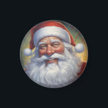 Santa Clause Christmas Happy New Year マグネット<br><div class="desc">デジタルコンピュータアニマルアート – カレッポップ・アートのジアート – Santa Clauseコンピュータイメージ</div>