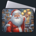 Santa Clause Christmas Happy New Year ラップトップスリーブ<br><div class="desc">デジタルコンピュータアニマルアート – カレッポップ・アートのジアート – Santa Clauseコンピュータイメージ</div>