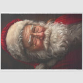 Santa Clause Decompageティッシュペーパー 薄葉紙 (正面)