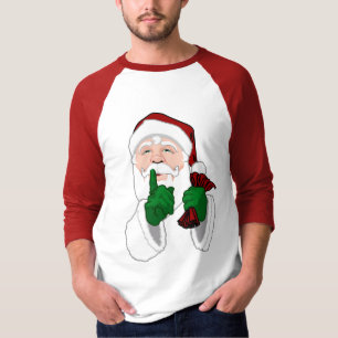 Santa Clause ShirtsおもしろいウィメンズサンタTシャツ Tシャツ