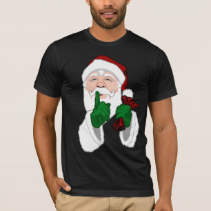 Santa Clause ShirtsおもしろいメンズサンタTシャツ Tシャツ