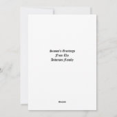 Santa Clause Under Christmas Tree シーズンカード (裏面)