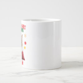 Santa Claws Cat Christmas Specialty Mug  ジャンボコーヒーマグカップ