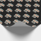 Santa Corp Quiet Quitting Elf Funny Office ラッピングペーパー (角)