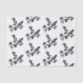 Santa Crow in Pine Tissue Paper 薄葉紙 (正面)