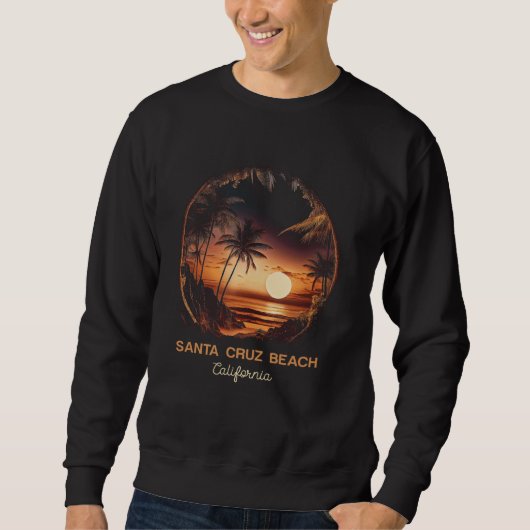 Santa Cruz Beach California スウェットシャツ (正面)