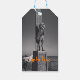 Santa Cruz, CA Halloweenをテーマにしたステッカー ギフトタグ