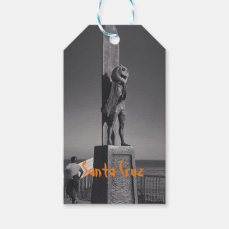 Santa Cruz, CA Halloweenをテーマにしたステッカー ギフトタグ