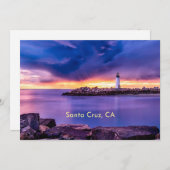 Santa Cruz, CA lighthouse シーズンカード (正面/裏面)