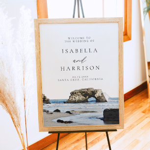 SANTA CRUZ California行き先結婚式へようこそ ポスター