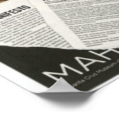 Santa Cruz California Collage – Protest Art ポスター (角)