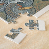 Santa Cruz California Dreams Map  Surfing Coast ジグソーパズル (側面)