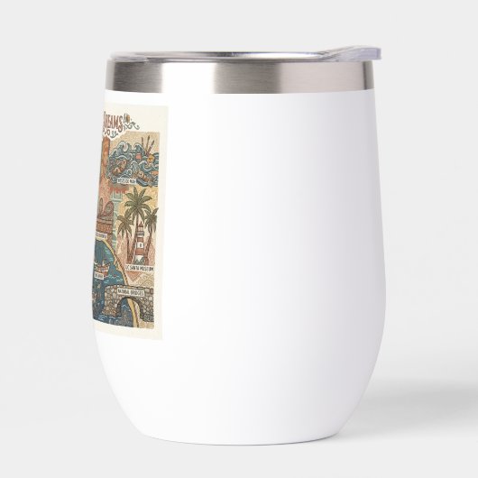 Santa Cruz California Dreams Map UCSC Surfing (左面)