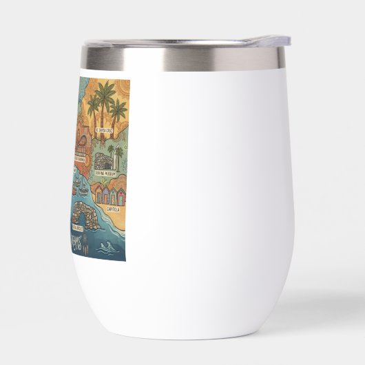 Santa Cruz California Dreams Map – Vibrant Coast (左面)