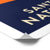 Santa Cruz California – Natural Bridges Sunset ポスター (角)