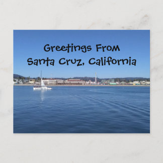 Santa Cruz, California Post Cardからの挨拶 ポストカード