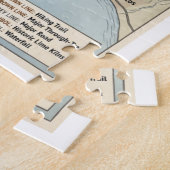 Santa Cruz California Trail Map Redwood & Coastal  ジグソーパズル (側面)