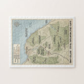 Santa Cruz California Trail Map Redwood & Coastal  ジグソーパズル (横)