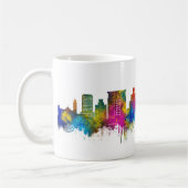 Santa Cruz de Tenerife Spain Skyline コーヒーマグカップ (左)
