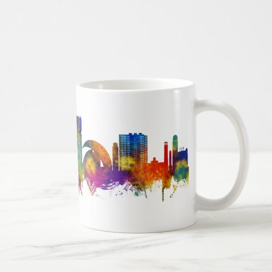 Santa Cruz de Tenerife Spain Skyline コーヒーマグカップ (右)