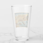 Santa Cruz Pop Art Map – Bold Coastal Landmark タンブラーグラス (裏面)