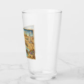 Santa Cruz Pop Art Map – Bold Coastal Landmark タンブラーグラス (左)