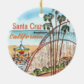 Santa Cruz Roller Coaster Ornament セラミックオーナメント (裏面)