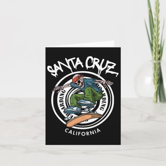 Santa Cruz Skater Laid Back California Skeleton Sk カード (正面)