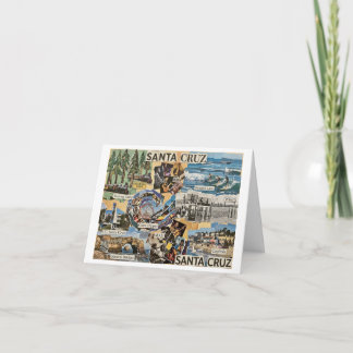 Santa Cruz Vintage Collage – Coastal Memories Art シーズンカード