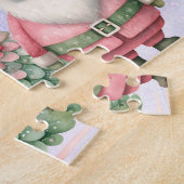Santa Custom Child Name Puzzle ジグソーパズル (側面)
