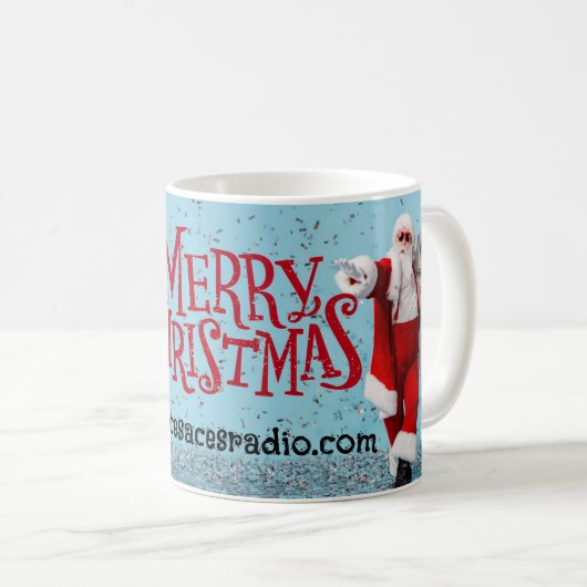 SANTA DANCING Mug コーヒーマグカップ (正面右)