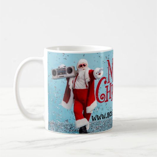 SANTA DANCING Mug コーヒーマグカップ (左)