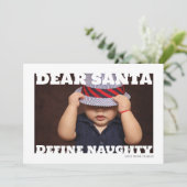 Santa Define親愛タイポグラフィ写いけな真 シーズンカード (スタンド正面)