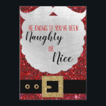 Santa Define いけな Christmas Card, Santa clause シーズンカード<br><div class="desc">かわいいサンタクリスマスカード。My Santaコレクションにマッチきらきら光るズ</div>