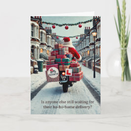 Santa Delivery Christmas Greeting Card 2024 シーズンカード