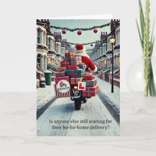 Santa Delivery Christmas Greeting Card 2024 シーズンカード (正面)