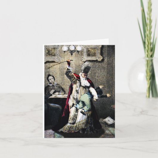 Santa Disciplinesチャイルドクリスマスカード シーズンカード (正面)