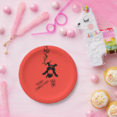 Santa Distribution Gifts ペーパープレート (パーティー)