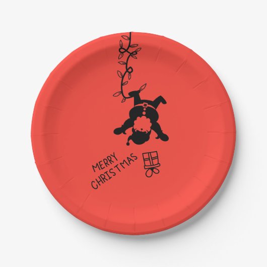 Santa Distribution Gifts ペーパープレート (正面)