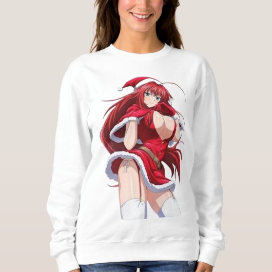 Santa Diva Anime Winter OutfitT-Shirt スウェットシャツ (正面)