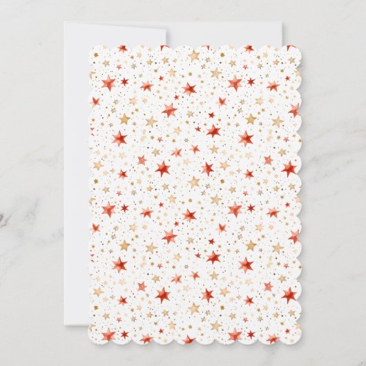 Santa DIYコインカード名へのパーソナライズされた希望 招待状 (裏面)