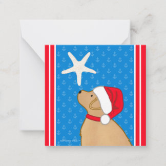 Santa Dog Christmas Stars by the Sea 2026 ギフトセット ノートカード