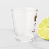 Santa Dog - Customizable ショットグラス (左)