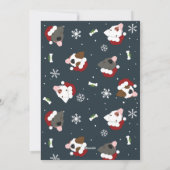 Santa Dog - Customizable シーズンカード (裏面)
