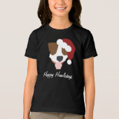 Santa Dog - Customizable トライブレンドTシャツ (正面)