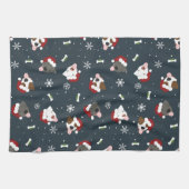 Santa Dogs キッチンタオル (横)