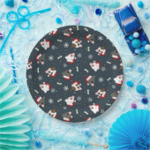 Santa Dogs ペーパープレート (パーティー)